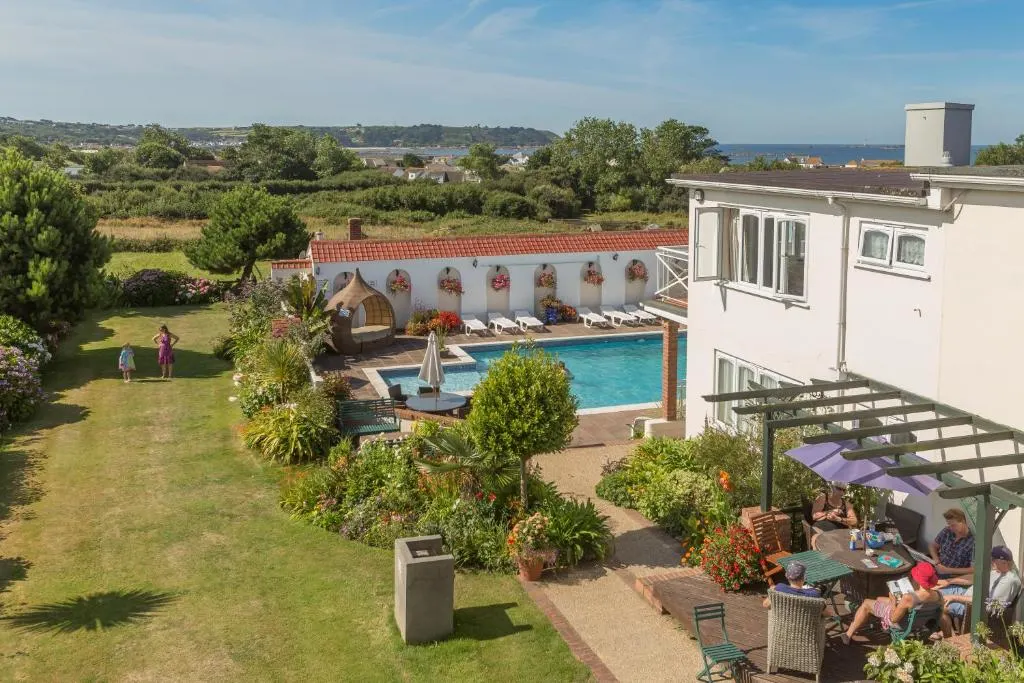 Exterior and pool with view